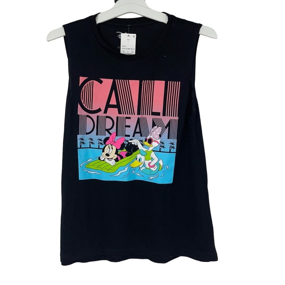 DISNEY "CALI DREAM" MINNIE MOUSE GRAPHIC TANK SIZE LARGE